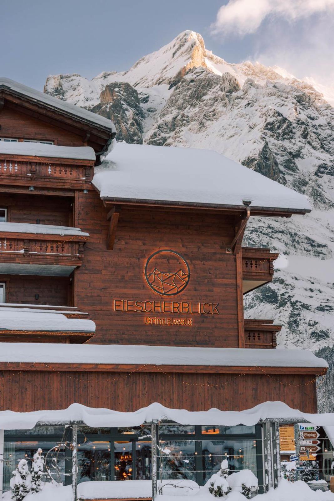 Hotel Fiescherblick Grindelwald Exterior foto