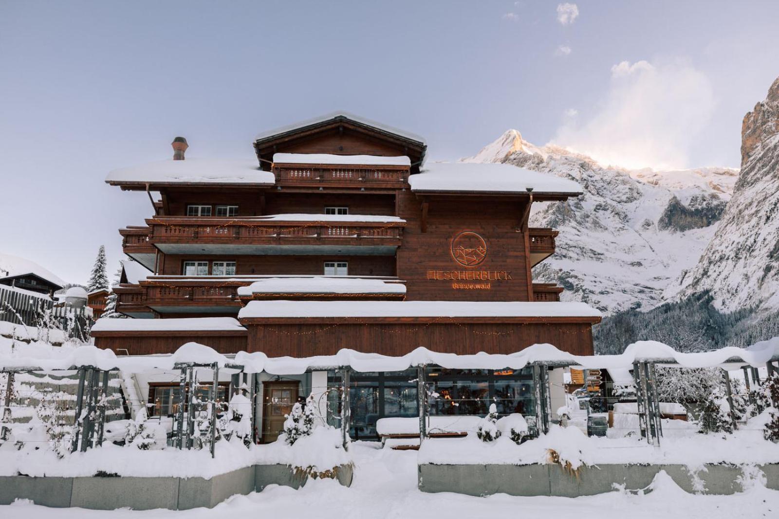 Hotel Fiescherblick Grindelwald Exterior foto