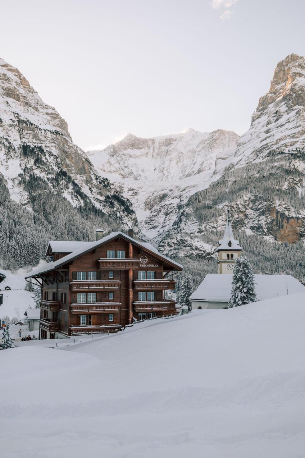 Hotel Fiescherblick Grindelwald Exterior foto